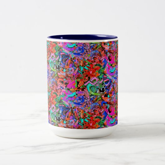 通りスタイルグラフィティ ツートーンマグカップ (中央)