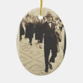 通りズインリスボン(フェルナンド・ペソア) セラミックオーナメント (正面)