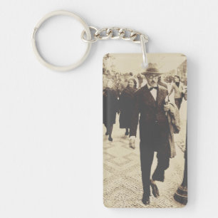 通りズインLisbon (Fernando Pessoa)キーチェーン キーホルダー