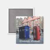 通りズオブエディンバラ，スコットランド冷蔵庫用マグネット マグネット (正面/裏面)