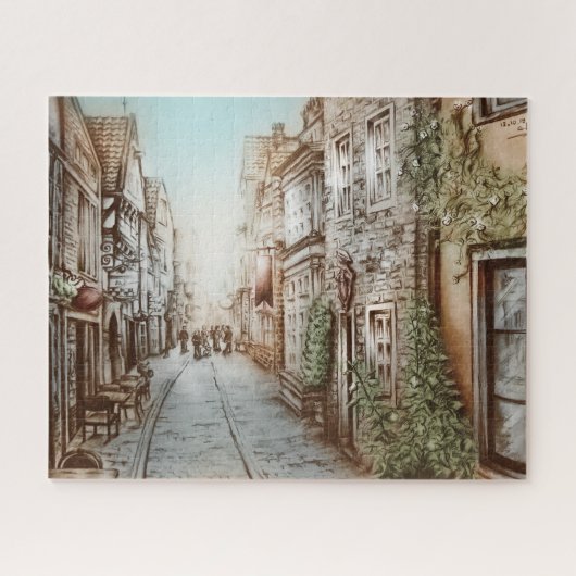 通りズオブパリ,フランス – パストラルヴィンテージアート ジグソーパズル (横)