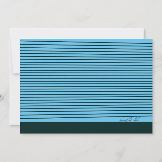 通りダンスパーティの招待状 招待状 (裏面)