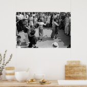 通りダンス,クラウリー,ルイジアナ, 1930s ポスター (キッチン)