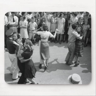 通りダンス,クラウリー,ルイジアナ, 1930s マウスパッド