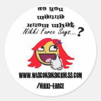 通りチームグッズ ラウンドシール