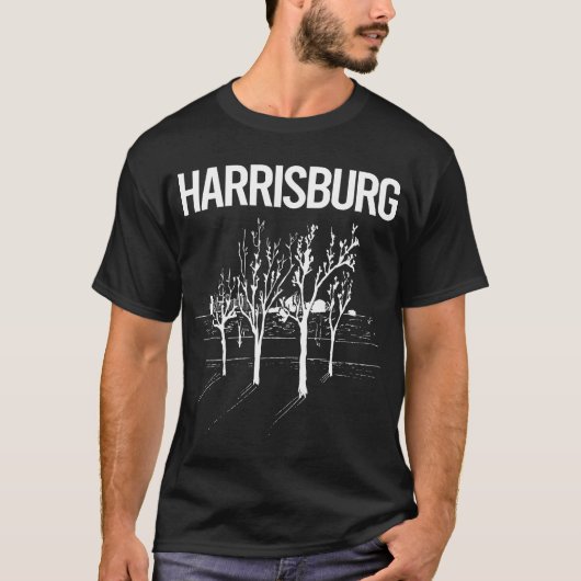 通りツリーズハリスバーグ Tシャツ (正面)