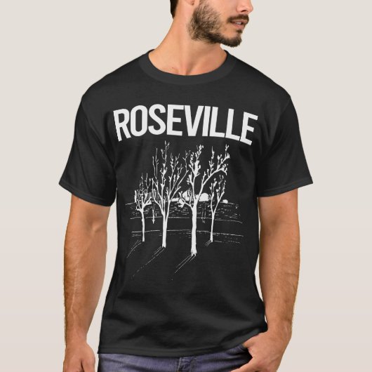 通りツリーズローズビル Tシャツ (正面)