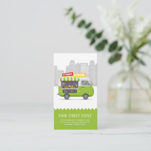 通りトラックフード 名刺 (スタンド正面)