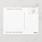 通りトラムインリスボン ポストカード (裏面)