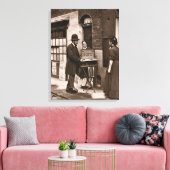 通りドクター1876年～77年(woodburytype) キャンバスプリント (インサイチュ (リビング))