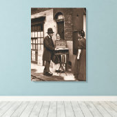 通りドクター1876年～77年(woodburytype) キャンバスプリント (インサイチュ (ウッドフロア))