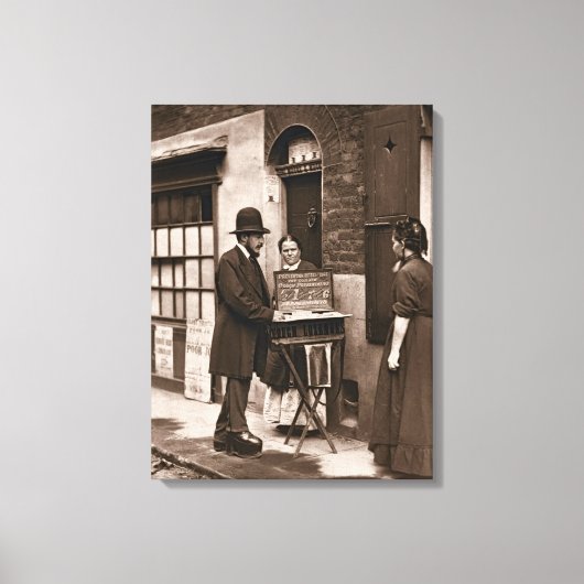 通りドクター1876年～77年(woodburytype) キャンバスプリント (正面)