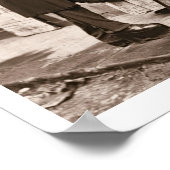 通りドクター1876年~77年(woodburytype) ポスター (角)