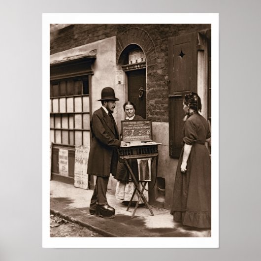 通りドクター1876年~77年(woodburytype) ポスター (正面)