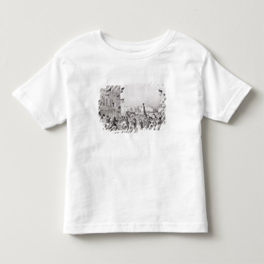 通りドーファンのバリケード トドラーTシャツ (正面)