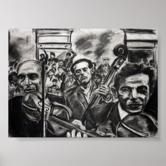 通りバイオリン ポスター (正面)