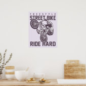 通りバイクのポスター ポスター (キッチン)