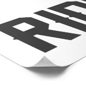 通りバイクのポスター ポスター (角)