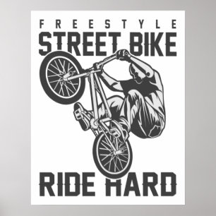 通りバイクのポスター ポスター