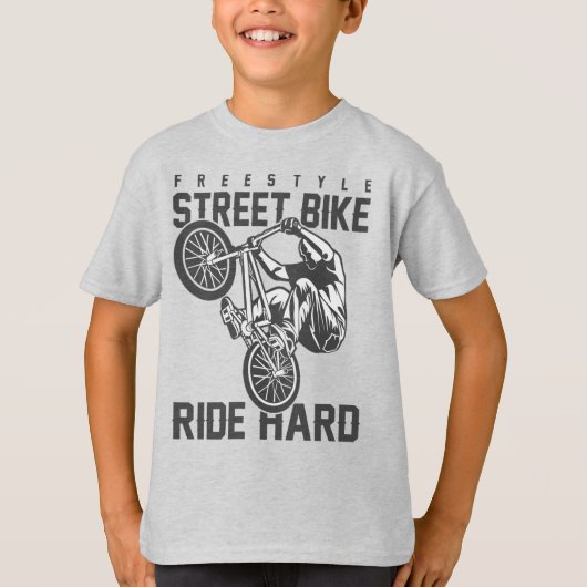 通りバイクシャツ&ジャケット Tシャツ (正面)