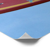 通りバスケットプリント ポスター (角)