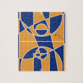 通りバスケットボールコート ジグソーパズル