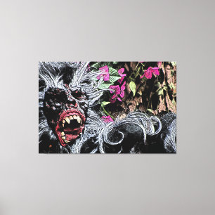 通りパフォーマンス1 60 x 40 (150 x 100 cm) waccn キャンバスプリント