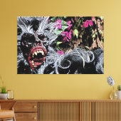 通りパフォーマンス1 60x40(150x100cm)waccnm キャンバスプリント (インサイチュ (リビング))