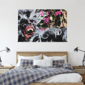 通りパフォーマンス1 60x40(150x100cm)waccnm キャンバスプリント (インサイチュ (寝室))