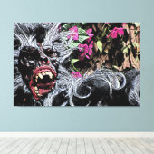 通りパフォーマンス1 60x40(150x100cm)waccnm キャンバスプリント (インサイチュ (ウッドフロア))