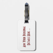 通りパフォーマンス4 cd ltcna ラゲッジタグ (裏面縦)