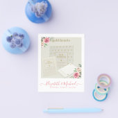 通りパーティースタイル結婚のデザイン自身のチラシのピンク チラシ (シングル)