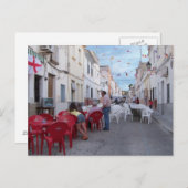 通りパーティー。 ポストカード (正面/裏面)