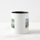 通りビューのデンマークの村 マグカップ (中央)