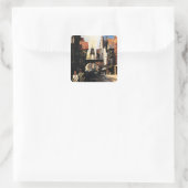 通りビュー、カップル&タワークロックレール スクエアシール (バッグ)