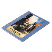 通りビュー、カップル&タワークロックレール ノートブック (左側)