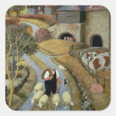 通りフランスのファーム スクエアシール (正面)