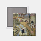 通りフランスのファーム マグネット (正面/裏面)