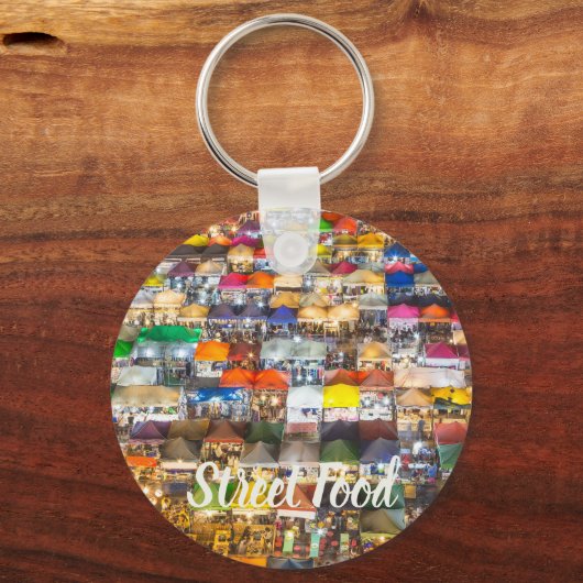 通りフードマーケットロッドフェイバンコクタイ キーホルダー (正面)