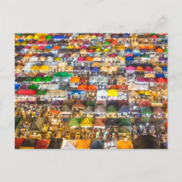 通りフードマーケットロッドフェイバンコクタイ シーズンポストカード