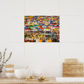 通りフードマーケットロッドフェイバンコクタイ ポスター (キッチン)