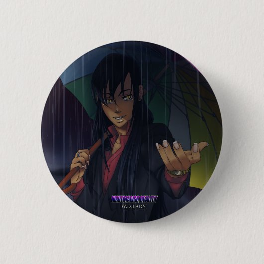 通りボタン(悪夢のような現実) 缶バッジ (正面)