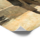 通りミュージシャンとギター(by Gerolamo Inuno) ポスター (角)