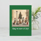 通りミュージシャンホリデーグリーティングカード シーズンカード (スタンド正面)