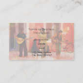 通りミュージシャン遊ズのギター・マンドリンとフルート 名刺 (裏面)