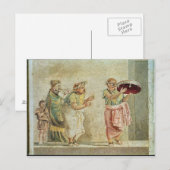 通りミュージシャン、紀元前100年 ポストカード (正面/裏面)