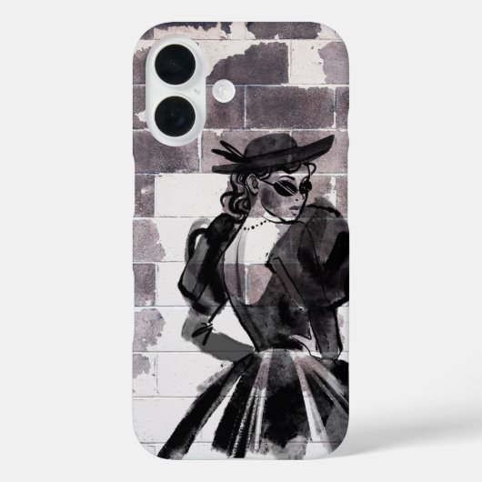 通りミューズ – 壁のファッション Case-Mate iPhoneケース (裏面)
