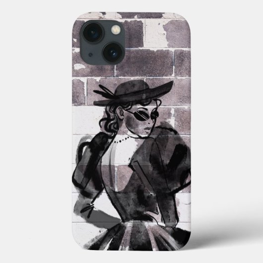 "通りミューズ – 壁のファッション" Case-Mate iPhoneケース (裏面)