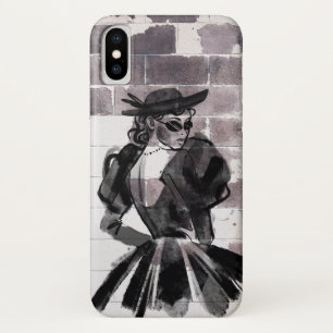 "通りミューズ – 壁のファッション" iPhone X ケース
