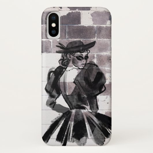 "通りミューズ – 壁のファッション" Case-Mate iPhoneケース (裏面)